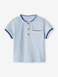 Bebé 0-36 meses-T-shirts-Polo em malha piqué, para bebé