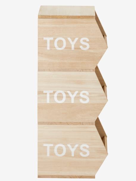 Móvel vertical, 3 caixas, Toys madeira 