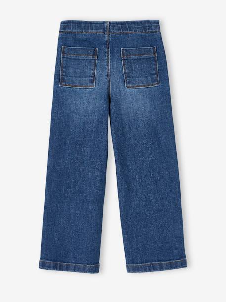 Jeans evasé efeito ponte fantasia, para menina stone 