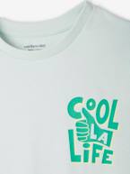 T-shirt com motivo, para menino verde-menta 