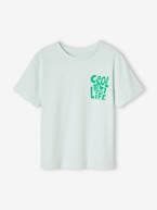 T-shirt com motivo, para menino verde-menta 