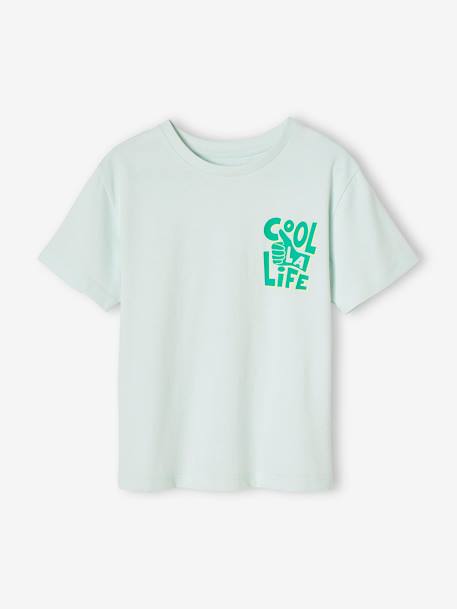 T-shirt com motivo, para menino verde-menta 