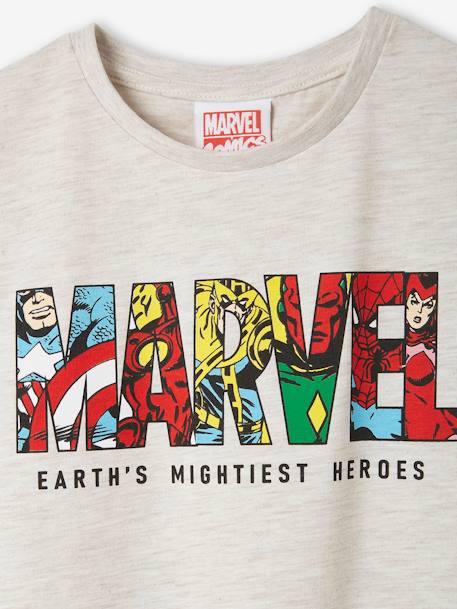 T-shirt Marvel®, para menino bege mesclado 