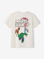 T-shirt Marvel®, para menino bege mesclado 