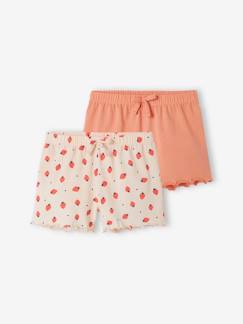 Lotes e Packs-Menina 2-14 anos-Lote de 2 calções de pijama para menina