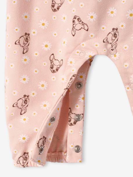 Conjunto de 2 peças Bambi® da Disney, macacão + fita de cabelo, para criança rosa-velho 