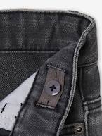 Jeans direitos indestrutíveis, para menino AZUL ESCURO DESBOTADO+AZUL ESCURO LISO+ganga cinzenta 