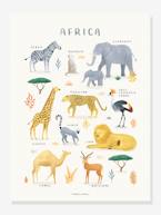 Póster Animais de África, Lilydale da LILIPINSO amarelo-pálido 