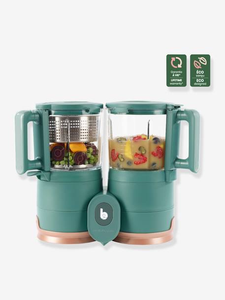 Robot multifunções, Nutribaby Glass da BABYMOOV VERDE CLARO LISO COM MOTIVO 