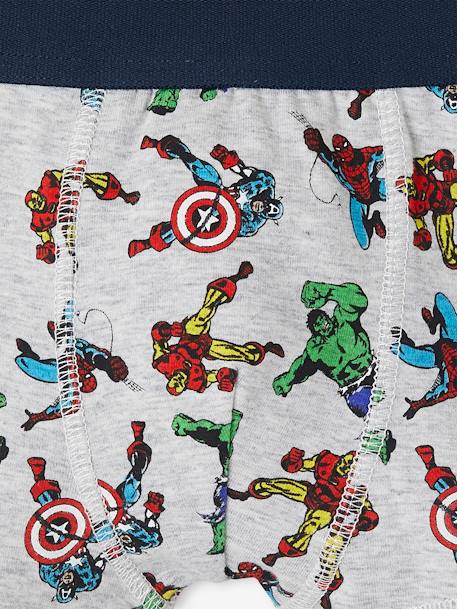 Lote de 3 boxers Os Vingadores da Marvel®, para criança marinho 