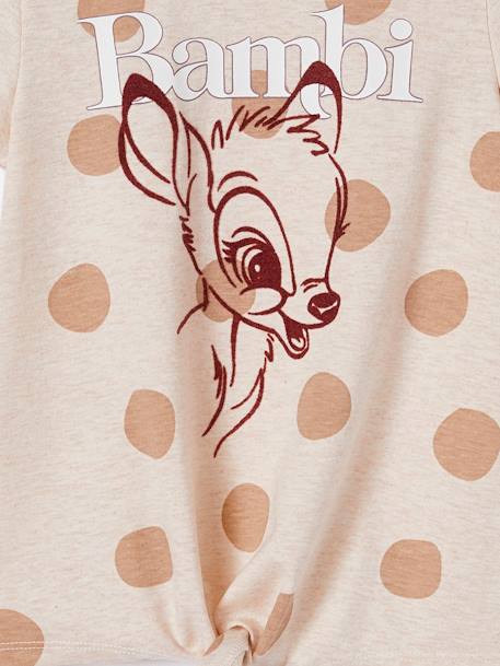 T-shirt Bambi da Disney®, mangas curtas, para criança bege mesclado 