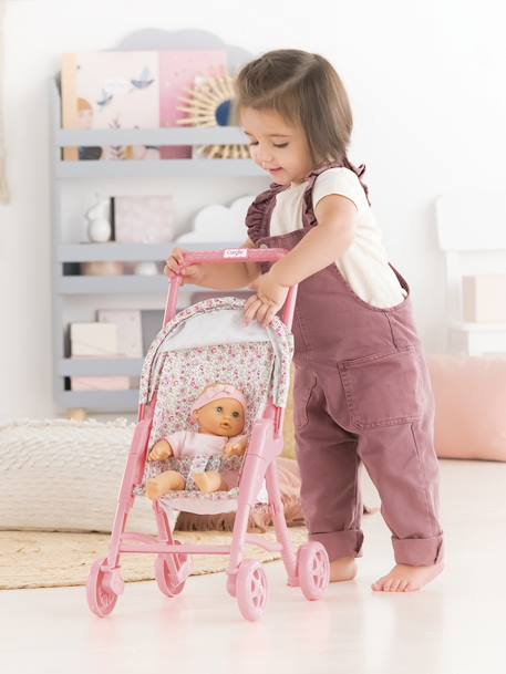 Carrinho de bebé Florido - A Minha Primeira Boneca - COROLLE rosa-bombom 