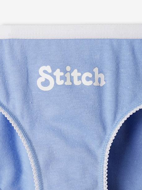 Lote de 5 cuecas Stitch da Disney®, para criança azul-céu 