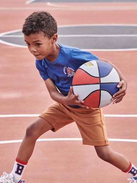 T-shirt de desporto com motivos, para menino azul-rei 