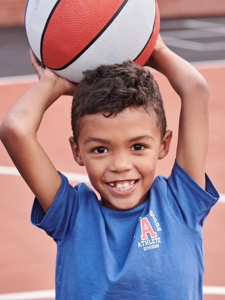 T-shirt de desporto com motivos, para menino azul-rei 