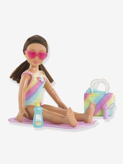 Brinquedos-Bonecos e bonecas-Bonecas manequins e acessórios-Conjunto boneca Luna Praia - COROLLE Girls
