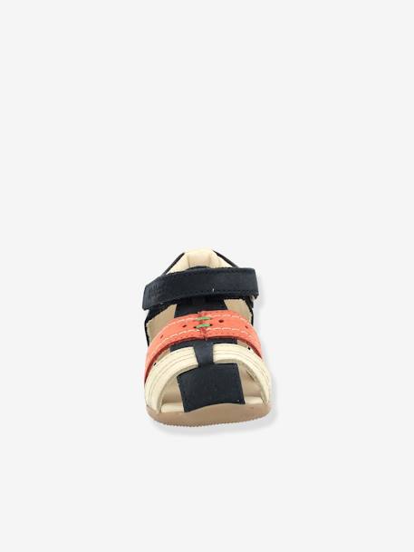 Sandálias em pele, para bebé, Bigbazar-2 Iconique Biboo da KICKERS® AZUL ESCURO LISO 