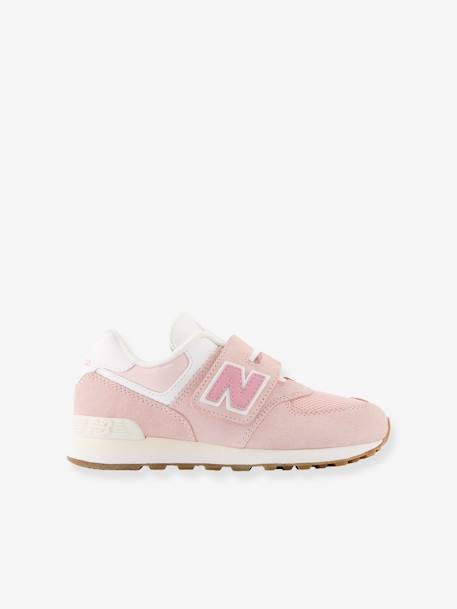 Sapatilhas com barras autoaderentes, PV574CH1 da NEW BALANCE®, para criança rosa 