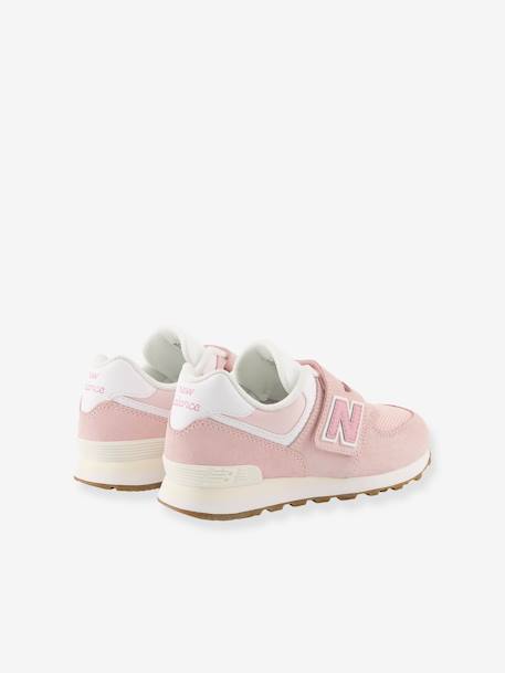 Sapatilhas com barras autoaderentes, PV574CH1 da NEW BALANCE®, para criança rosa 