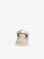 Sandálias semiabertas para bebé, Bede da NATURINO®, especial primeiros passos dourado+rosa 