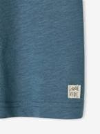 T-shirt personalizável, de mangas curtas, para menino AZUL MEDIO LISO COM MOTIVO+branco+CASTANHO ESCURO LISO COM MOTIV+marinho+tangerina+VERDE MEDIO LISO COM MOTIVO 