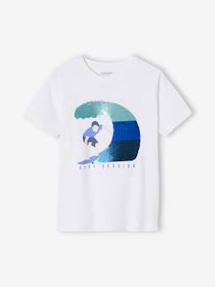 Menino 2-14 anos-T-shirt com lantejoulas, para menino