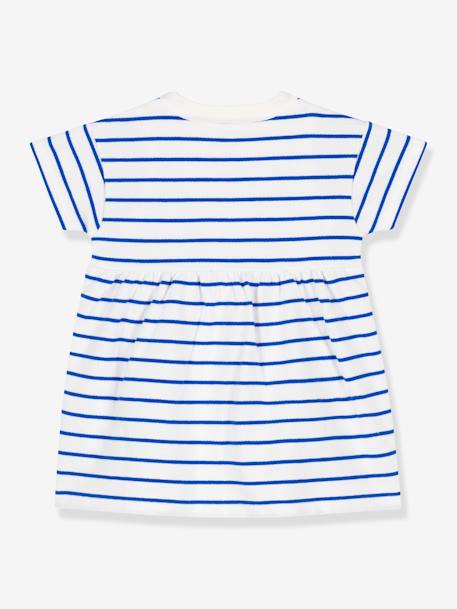 Vestido + body de mangas curtas, da Petit Bateau branco 