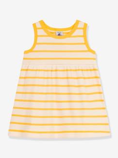 Bebé 0-36 meses-Vestido de cavas, em algodão bio, da Petit Bateau