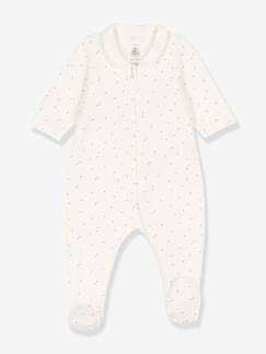 Bebé 0-36 meses-Pijamas, babygrows-Pijama com fecho, em algodão bio, da PETIT BATEAU