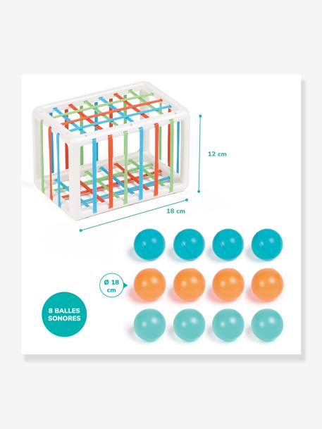 Cubo de bolas, LUDI multicolor 