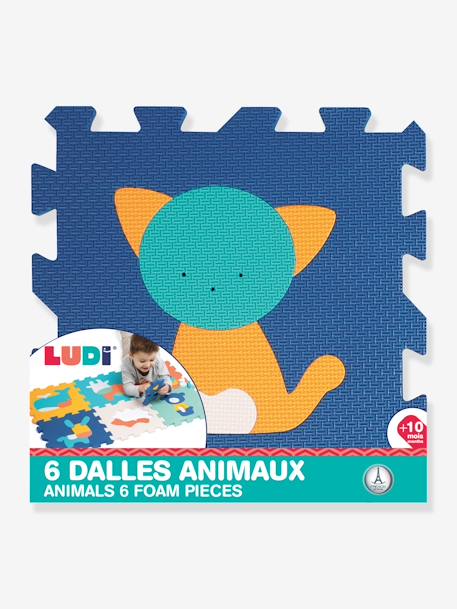 Tapete de atividades 6 animais, LUDI multicolor 