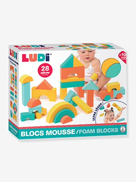 Blocos de construção em espuma, LUDI multicolor 