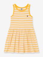 Vestido sem mangas, em algodão bio, da Petit Bateau bege 