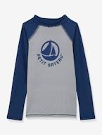 Camisola de mangas compridas, anti UV, da Petit Bateau azul 