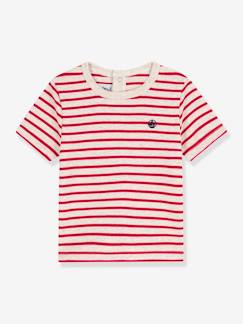 Bebé 0-36 meses-T-shirt de mangas curtas, em algodão bio, da Petit Bateau