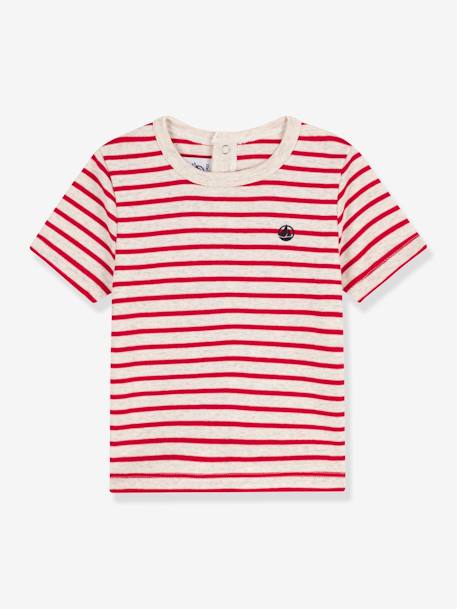 T-shirt de mangas curtas, em algodão bio, da Petit Bateau branco 