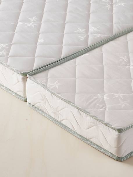 Colchão antiácaros, especial cama evolutiva Branco 