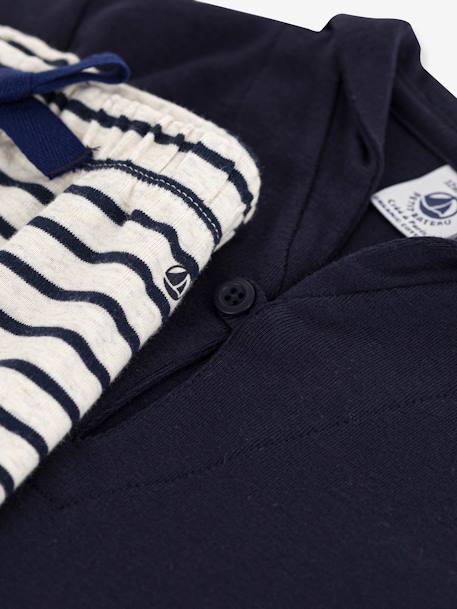 Conjunto de 2 peças para recém-nascido, da Petit Bateau azul 