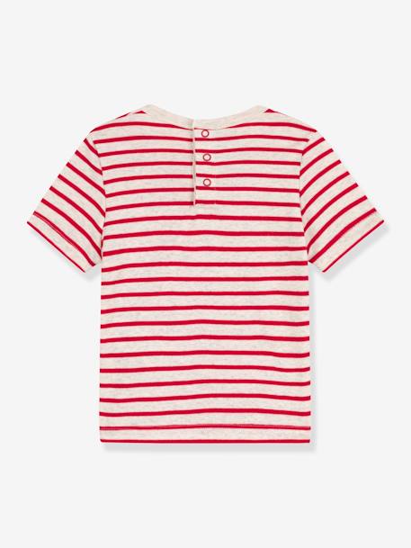 T-shirt de mangas curtas, em algodão bio, da Petit Bateau branco 