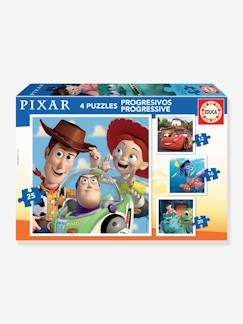 Brinquedos-Jogos educativos- Puzzles-4 puzzles progressivos Pixar - 12/25 - EDUCA
