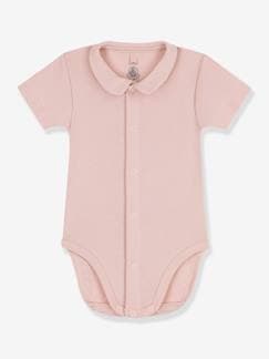 Body de mangas curtas com gola, da Petit Bateau