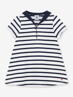 Bebé 0-36 meses-Vestido de mangas curtas, da Petit Bateau