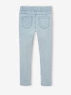 Jeans estilo treggings Basics, para menina azul-ganga+double stone+stone 