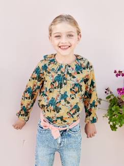 Toda a Seleção-Menina 2-14 anos-Blusas, camisas-Blusa estampada às flores, para menina