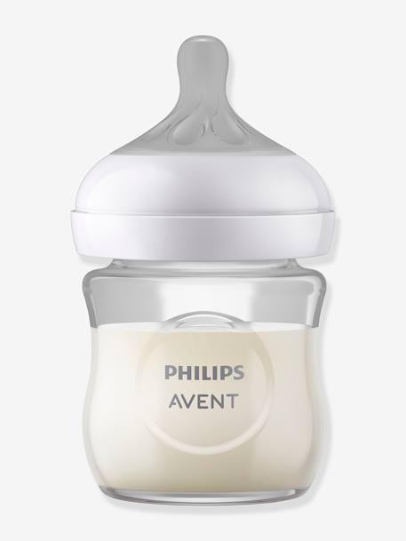 Biberão em vidro 120 ml, da Philips AVENT Natural Response transparente 