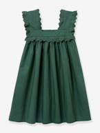 Vestido Judith - Coleção festas e casamentos, da CYRILLUS, para menina verde 