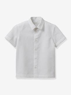 -Camisa da CYRILLUS, em linho e algodão, para menino