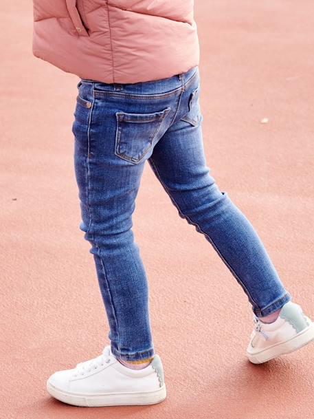 Jeans skinny, BASICS-Menina 2-14 anos-Vertbaudet