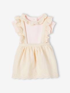 Bebé 0-36 meses-Conjunto de vestido e body, para bebé