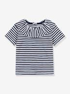 Blusa de mangas curtas, da Petit Bateau azul 